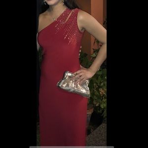 Red Evening Gown